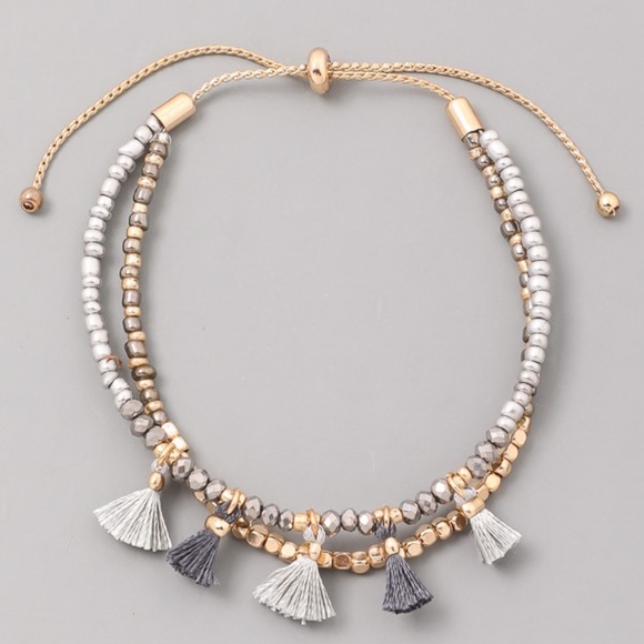 Jewelry - Beaded Tassel Bracelet